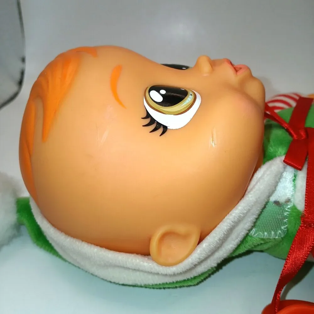 Cry Babies Tiny Cuddles Christmas Elf 10 inch Baby Doll